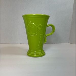 Light green chartreuse Starbucks latte mug